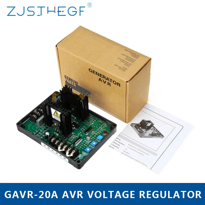 GAVR-20A AV Универсальный бесщеточный AVR Генератор 220/400VAC автоматический регулятор напряжения модуль защиты частоты подавление EMI