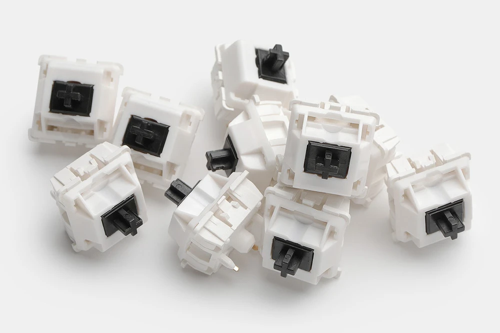 Everglide Interruptor Tátil de Jade Escuro Pinos Pinos Rgb Linear 50g Força mx Interruptor para Teclado Mecânico 50m Como Panda Sagrado - Imagem 5