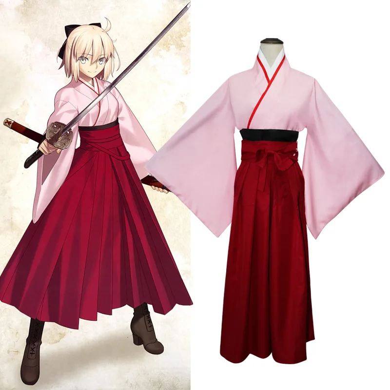 Fate Stay Night Sakura Saber Cosplay Artoria Pendragon Anime Costume Gran Ordine Sakura Saber Cosplay Custume