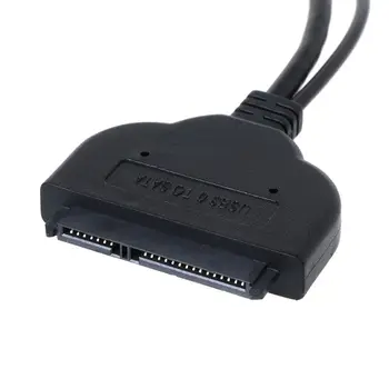

USB 3.0 to SATA3 22Pin Data Power Cable Adapter Converter for hdD 2.5 Inch Hard Disk Disc Driver X5QC