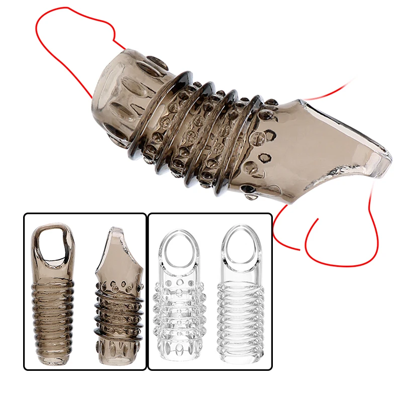 Многоразовые презервативы с рукавом для пениса увеличение мужчин задержкой