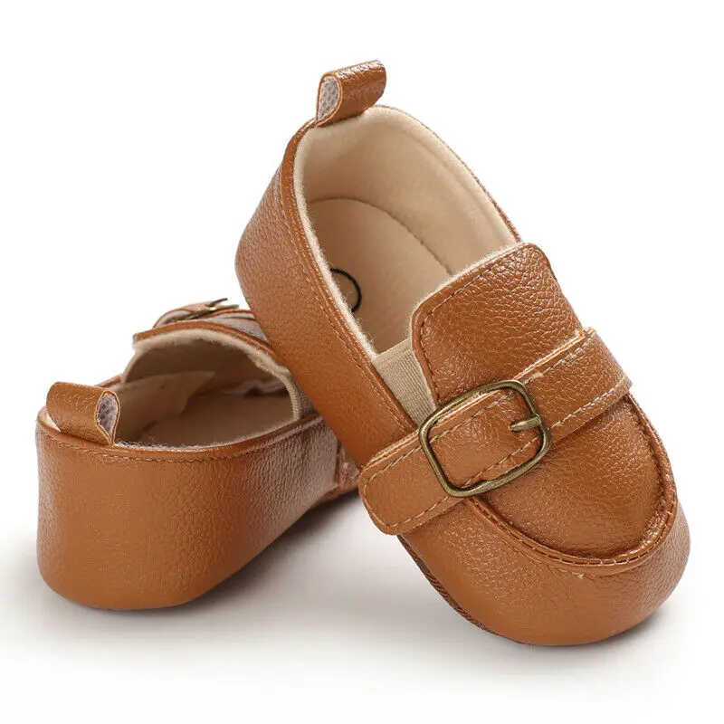 Pudcoco/мягкая подошва для малышей; кожаная нескользящая обувь для маленьких мальчиков и девочек; модная повседневная обувь для маленьких мальчиков и девочек 0-18 месяцев