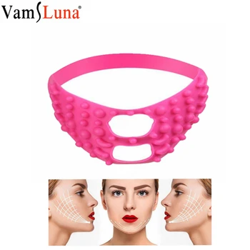 

3D Silicone Facial V Shaped Slimming Mask Anti-wrinkle Face Lifting Bandage Belt Massager Skin Firming Tools