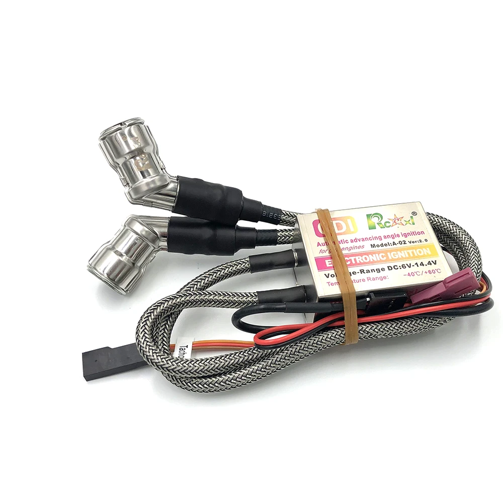 Rcexl Accensione Singola/doppia CDI NGK-ME-8 1/4-32 90/ 120 Gradi O Drta Per Motore DLE A Benzina A Gas RC Aereo - Foto 3