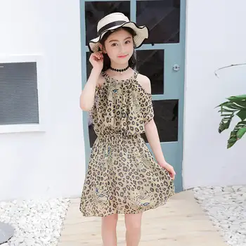 

2020 New Girls Summer Dress Children Girls Suspenders Chiffon Princess Dress for Girls 10 To 12 Years Dress Up Costume for Kids