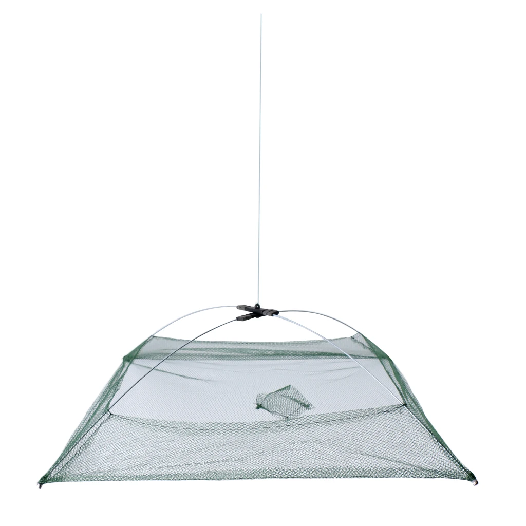 Fishing Net Folded Umbrella Cast Dip Net Eel Crab Lobster Crawfish Mesh Trap