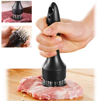 

New Kitchen Tools Stainless Steel Meat Tenderizer Needle For Steak Kitchen Tools Cooking Accessories