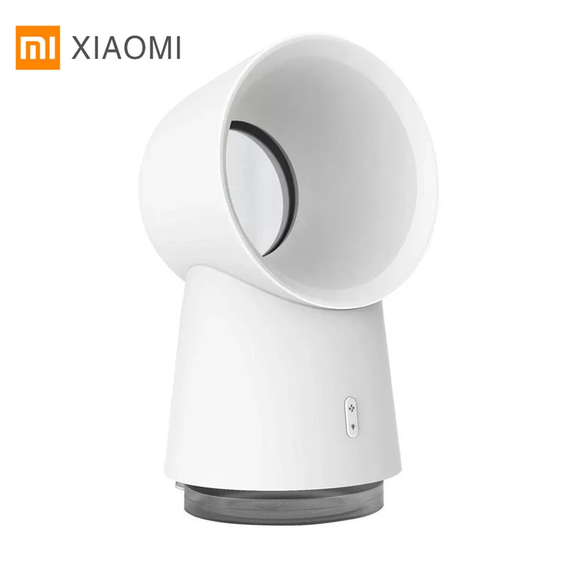 

Newest Xiaomi Youpin HL 3 in 1 Mini Cooling Fan Bladeless Desktop Fan Mist Humidifier With LED Light White
