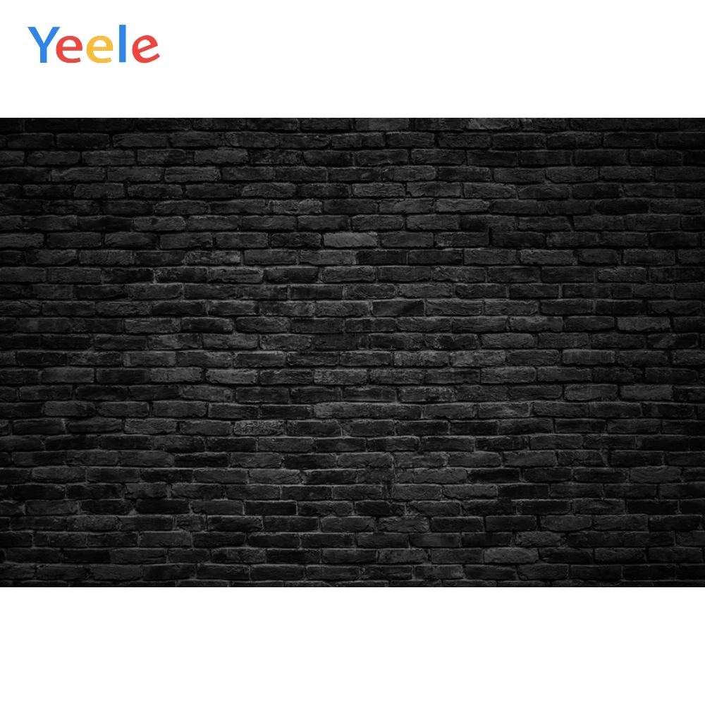 Yeele Темный гранж кирпичная стена новорожденный портретный Фотофон заказной