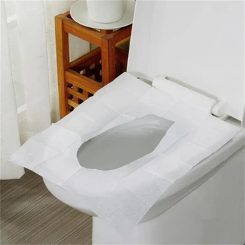 

5Package Of 50 Pieces Of Portable Paper Disposable Toilet Seat Cushion Waterproof Safe Travel Camping Bathroom Accessories