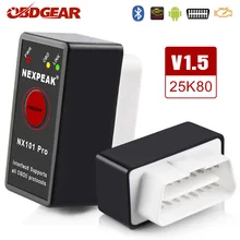 Obd2 elm327 bluetooth pic18f25k80 obd2 carro scanner elm 327 mini v1.5 obd2 scanner obd elm327 v 1.5 ferramenta de diagnóstico automático