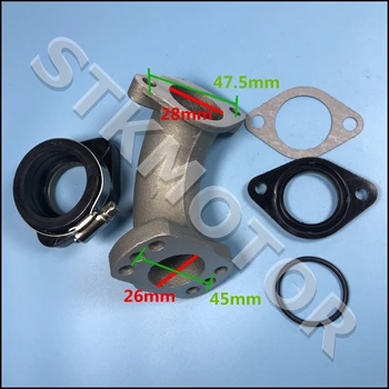 

VM24 Intake Pipe Flange Gasket For 150cc 160cc 200cc 250cc Engine CRF KLX TTR Pit Dirt Bike Motorcycle