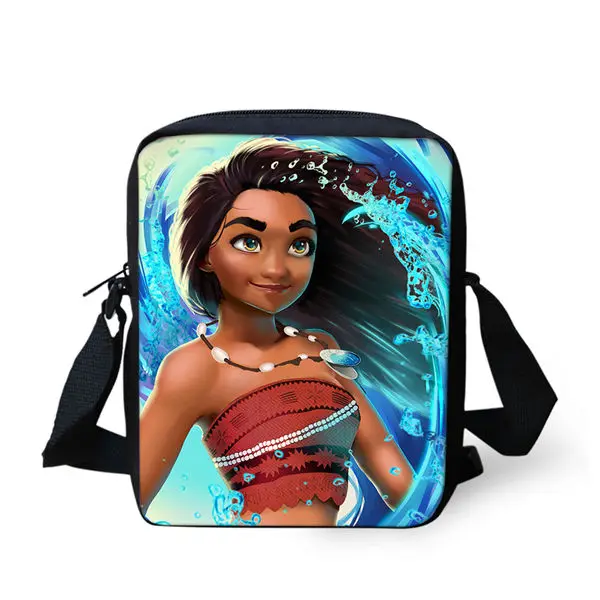 CDWX2764E ELVISWORDS 2PCs Kids School Backpacks Moana Princess Design Girls Book Bags Cartoon Vaiana Girls Prints Women's Travel Backpack - Цвет: CDWX2764E