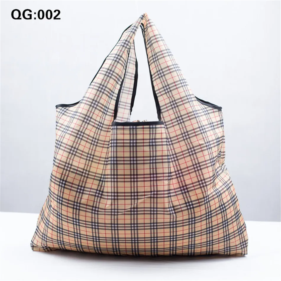 VOGVIGO Printed Folded Shopping Bags Large Capacity Waterproof Handbags Tote Bag Grocery Bag Reusable Shopping Bag Dropshipping