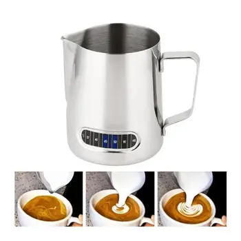 

Temperature Stickers Etched Cup Stainless Steel Temperature Etched Cup Milk Foam Cup Coffee Cup Temperature Stickers