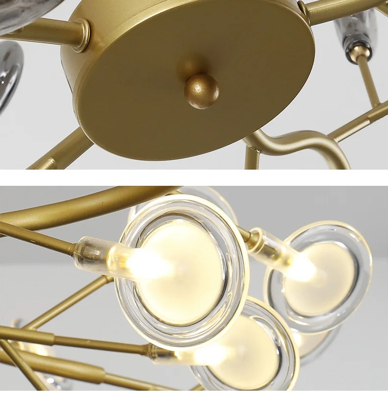 2020 Modern Firefly LED Chandelier Light Stylish Tree Branch Chandelier Lamp Decorative Firefly Ceiling Chandelies Hanging Light