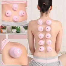  1PC Family Body Massage Helper Silicone Cupping Vacuum Suction Lifting Facial Face Body Massage Cup Anti Cellulite 