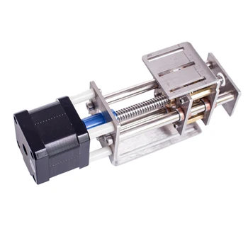 

55mm 150mm Durable Smooth For Engraving Machine Milling CNC Mini Corrosion Resistant Metal DIY 3 Axis Sliding Stroke Z Shaft