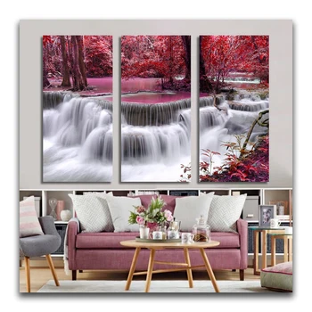 

5D Diamond painting landscape tree Full Square Diamond embroidery Cross stitch Triptych Diamond mosaic Living room decoration