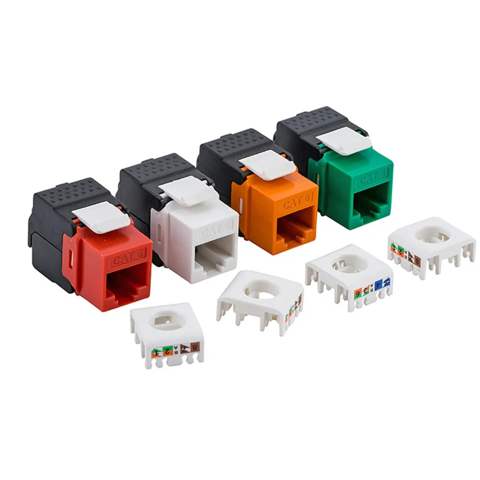 Cat6 разъем RJ45 инструмент меньше Keystone разъем инструмент свободное соединение повторяемое использование для 23-26AWG кабель 15u "позолоченные контакты