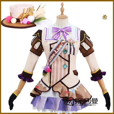 LoveLive! Школьный идол проект Kotori Umi все членов мороженое Пробуждение пользовательский размер униформа для косплея - Цвет: Tojo Nozomi