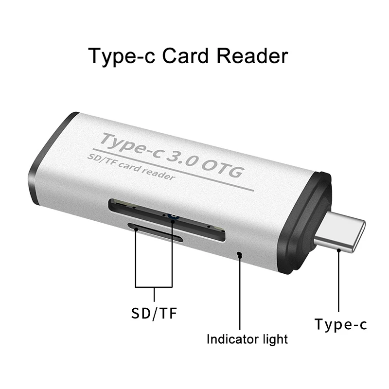 Мульти в 1 Тип c 3,0 OTG TF кардридер для USB C SD кардридер адаптер для флеш-накопителя мульти OTG кардридер для телефона