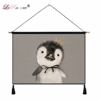 

LeRadore Animal Printed Tapestry Cotton and Linen Wall Carpet Throw Blanket Home Decoration Textiles Party Gift Drop Shipping