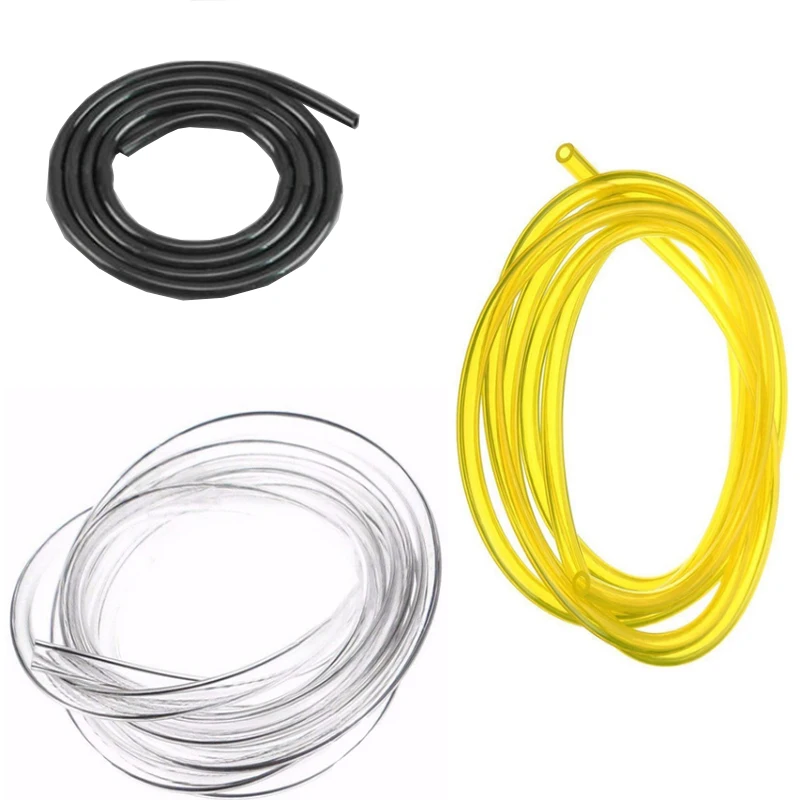 1Meter  2/2.4/2.5/3mm Petrol Fuel Gas Line Pipe Hose Tube Oil Gas Resistant for String Trimmer Chainsaw Saw Blower