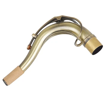 

1Pcs Tenor Saxophone Sax Brass Bend Neck 2.7cm for Tenor Sax Saxophone Accessories Gold Woodwind Instruments
