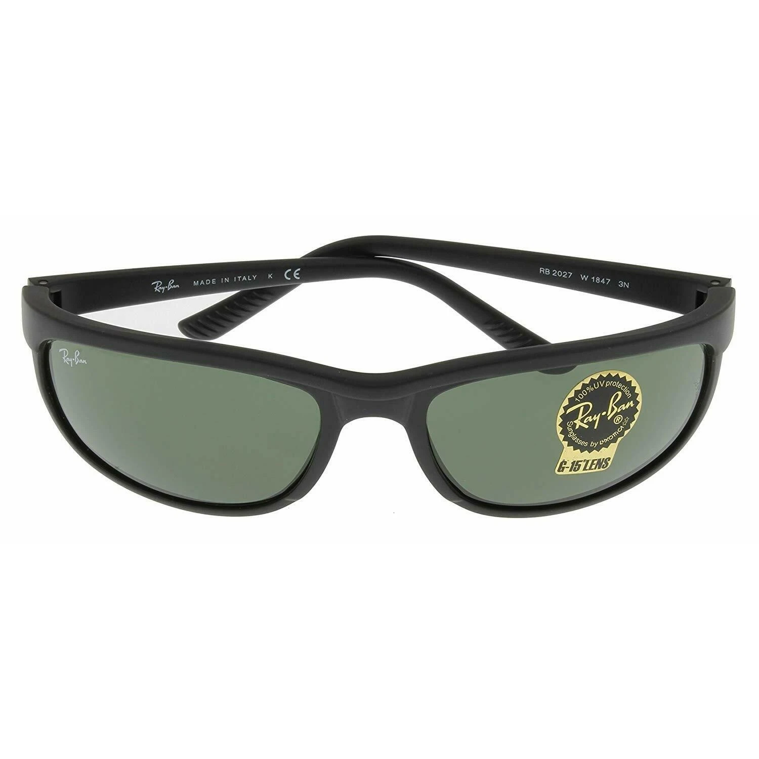 Gafas de sol Ray-Ban RB2027 PREDATOR 2 W1847 NEGRO/NEGRO MATE CRISTAL VERDE