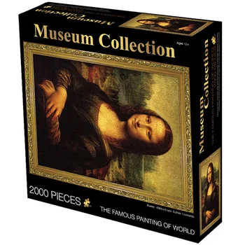 

2000 Pieces Adult Puzzle Mona Lisa World-Famous Painting Van Gogh Paper Fancy Toy