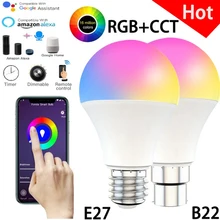 10W 15W 20W Smart Light Bulb E27 RGB LED WiFi Lamp Dimmable Magic Bulb with Smart Life APP Voice Control for Google Home,Alexa