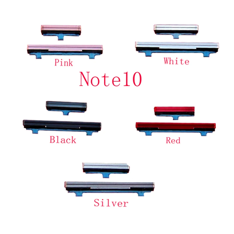 

1Set Power On Off Swith Volume Button For Samsung Galaxy Note10 N970F N970DS N970 Note 10 Plus N975 N9750 Housing Side Key