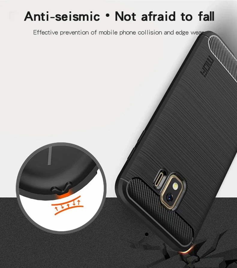 MOFI для Samsung Galaxy J2 Core чехол мягкий, силиконовый, из ТПУ ультра-тонкий задняя крышка для Galaxy J2 Core защитный противоударный чехол