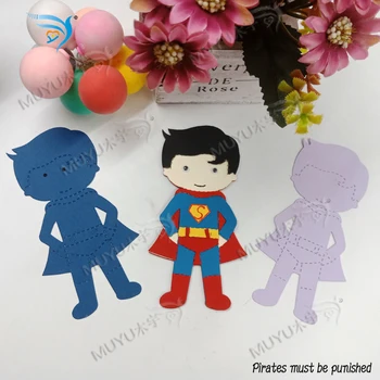 

Cartoon wood mold scrapbook is suitable for paper art machine manual DIY production