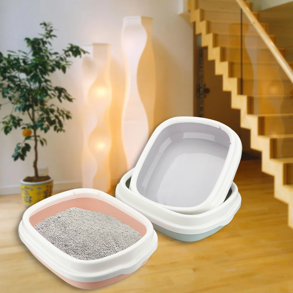 1 Set Pet Toilet Bedpan Cat Dog Tray with Scoop Anti-Splash Dog Toilet Excrement Training Sand Litter Box Cat Litter Box 1 Set Pet Toilet Bedpan Cat Dog Tray with Scoop Anti-Splash Dog Toilet Excrement Training Sand Litter Box Cat Litter Box