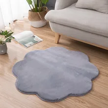 Мягкий мех гостиной диван декоративный ковер плюшевый матрас для спальни дверь окно круглый коврик
