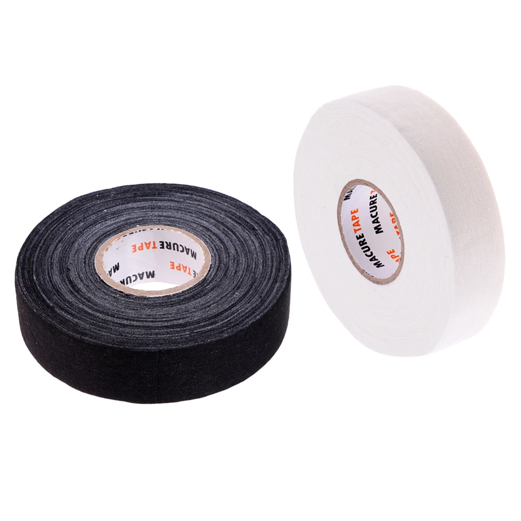 2 Roll Premium Cloth Hockey / Lacrosse Stick Tape Roll, 1 Inch X 25 Yards