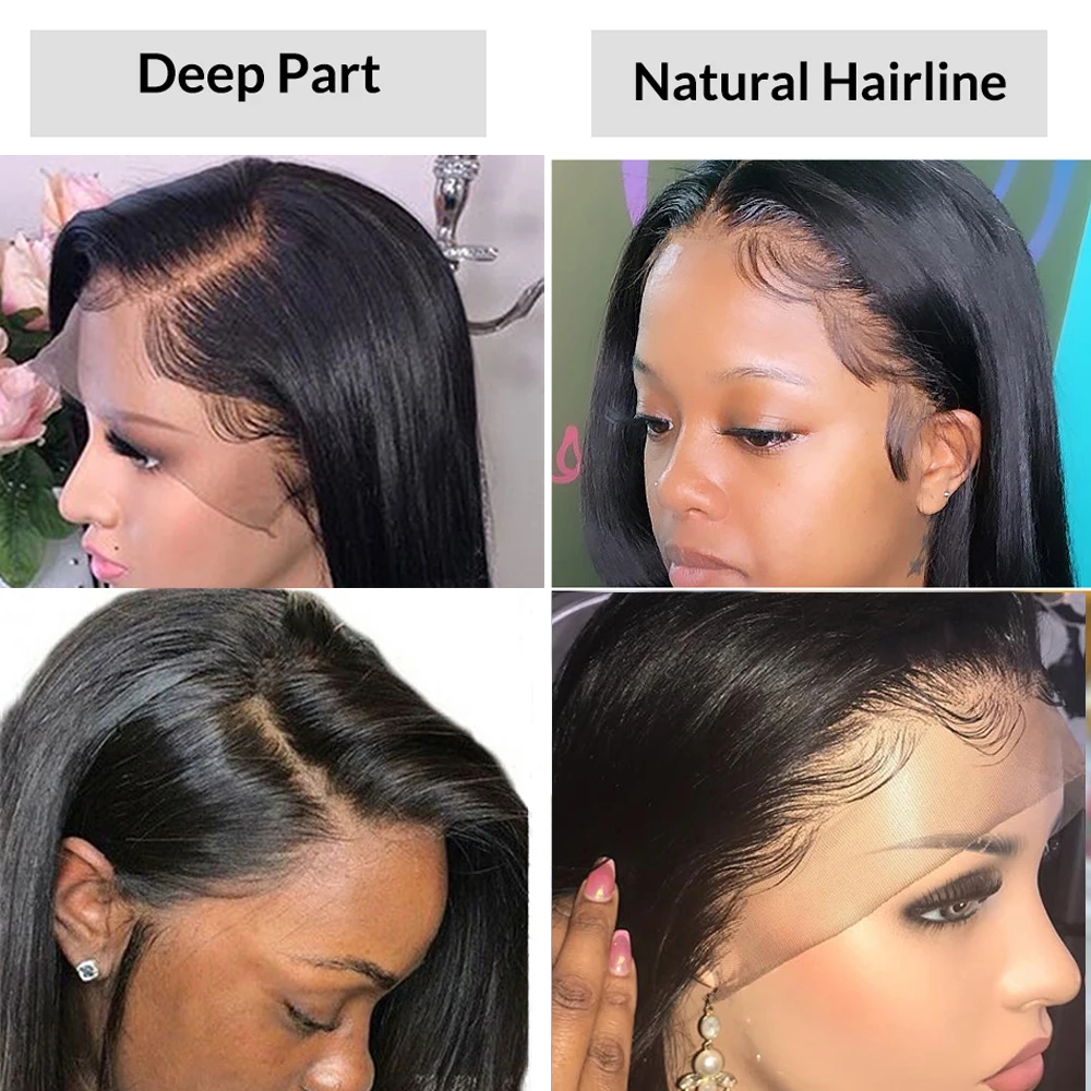 Sapphire Hair Lace Front Human Hair Wigs PrePlucked With Baby Hair Glueless Brazilian Lace Wigs Bleached Knots Lace Front Wigs 4 Sapphire Hair Lace Front Human Hair Wigs PrePlucked With Baby Hair Glueless Brazilian Lace Wigs Bleached Knots Lace Front Wigs 4