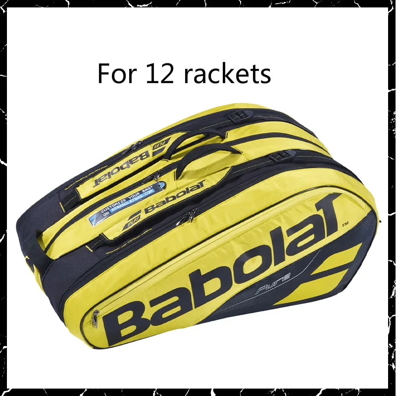 Оригинальный рюкзак Babolat 6 Rafa Pure Aero сумка для тенниса с двойным плечом 3/6/9/12