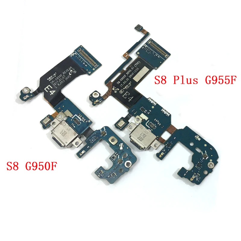 Для samsung Galaxy S8 G950F S8 Plus G955F разъем для наушников микрофон USB порт зарядная розетка док-станция разъем гибкий кабель