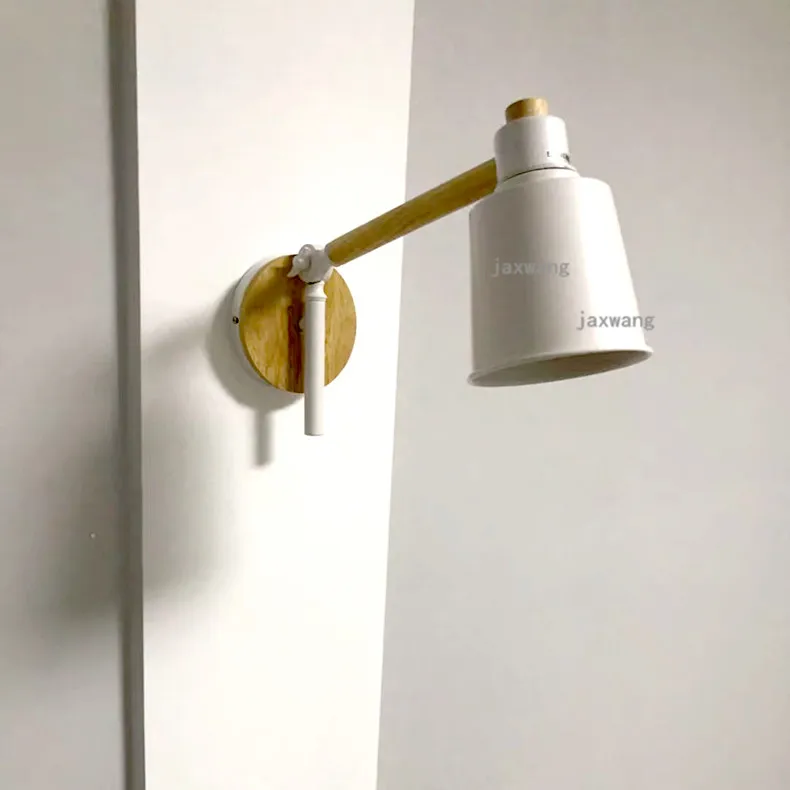 Modern LED Creative Wall Lamp Adjust Long Arm Wall Light Sconces Nordic Iron Wall Lamps Beside Bedroom Light Fixtures