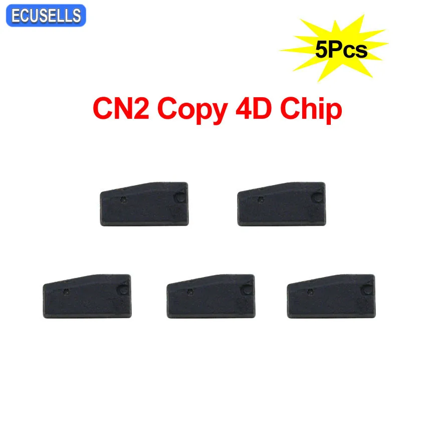 5 шт./лот Автомобильный ключ чип CN2 чип транспондер CN2 КОПИЯ 4D чип для CN900 Ключ программист YS-01 чип для CN900 и AD900