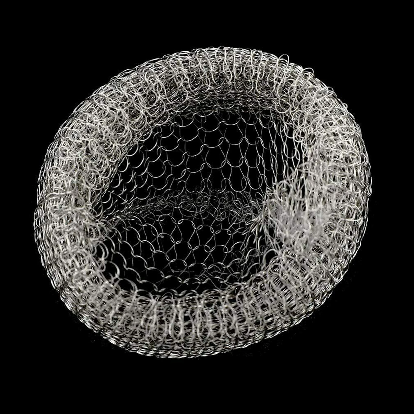 Laundry Hair Catcher 12Pcs Lint Traps with 12 Ties Attach to Washer Sink Hose Stainless Steel Lint Catcher From Clogging Washing Machine Tools