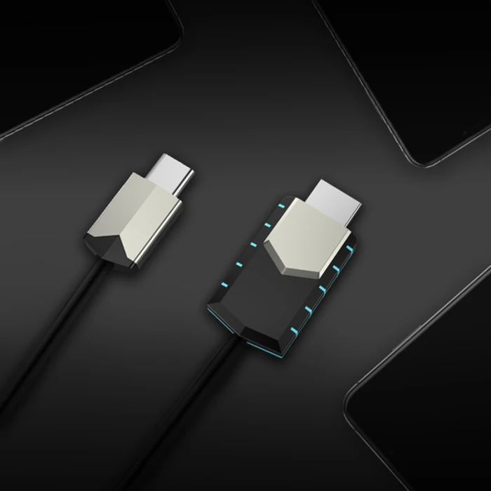Адаптер usb type-C к HDMI 4K 30HZ 2M кабель преобразования для мобильных ПК LHB99