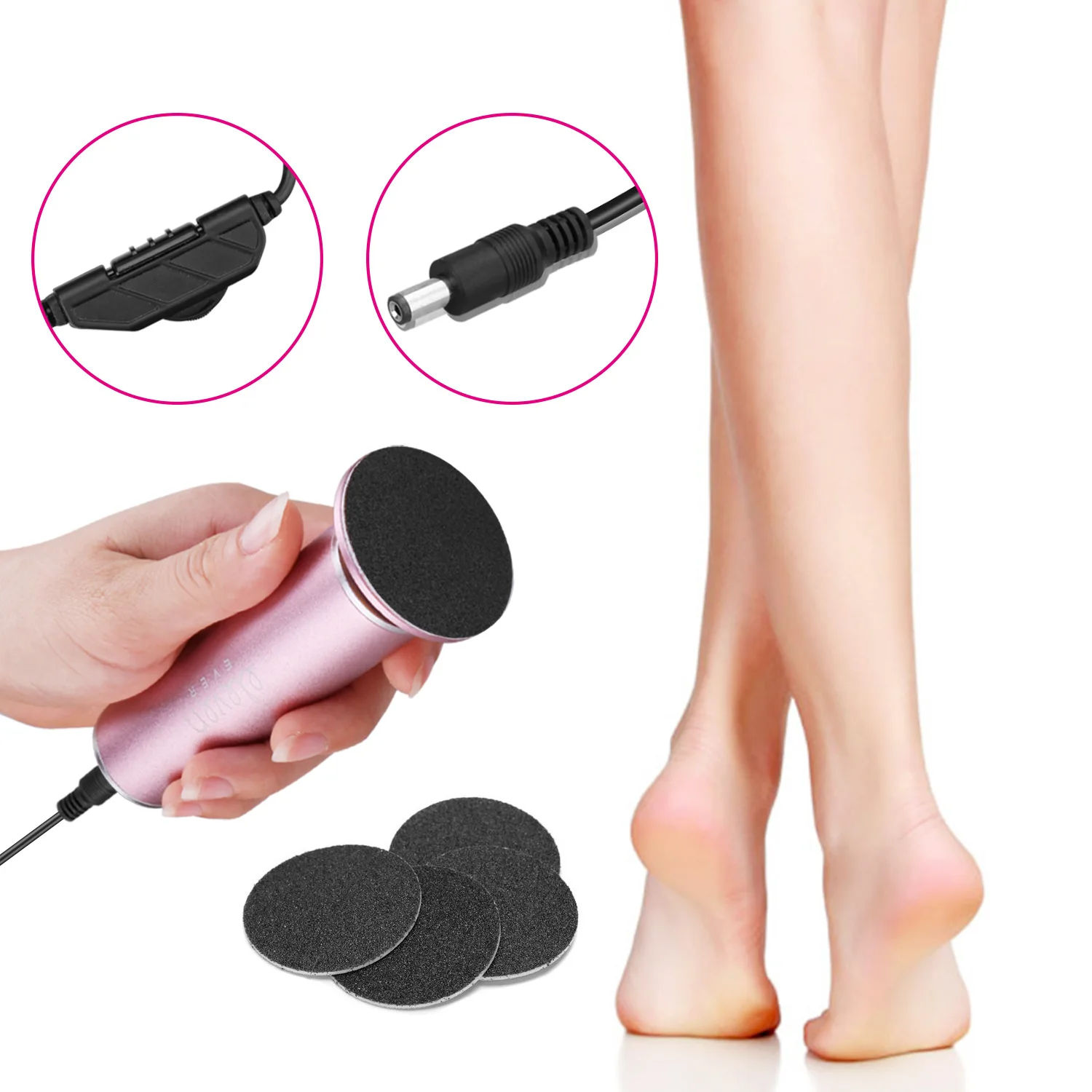 

New Style Electric Foot Callus Remover Foot Useful Product Exfoliating Scrub Machine Automatic Exfoliation Calluses Repair Foot