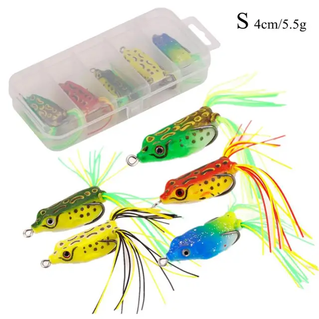 5pcs Frog Lure Topwater Bait kit 5