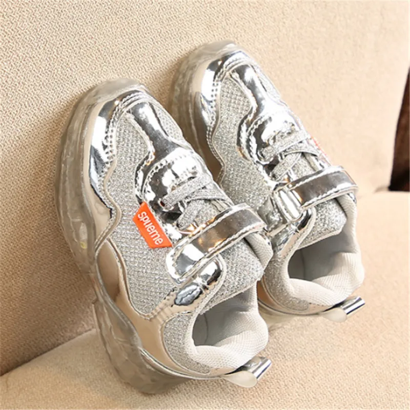 Toddler Kids Shoes With Light Up Boys Casual Sneakers Baby Children Light Shoes tenis infantil Led girl shoes for kids