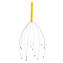 Расслабляющие массажные коготки для головы осьминога, антистресс, лечение кожи головы, облегчение стресса, боли, коготь, массажер для тела, острый головной убор, забота о здоровье