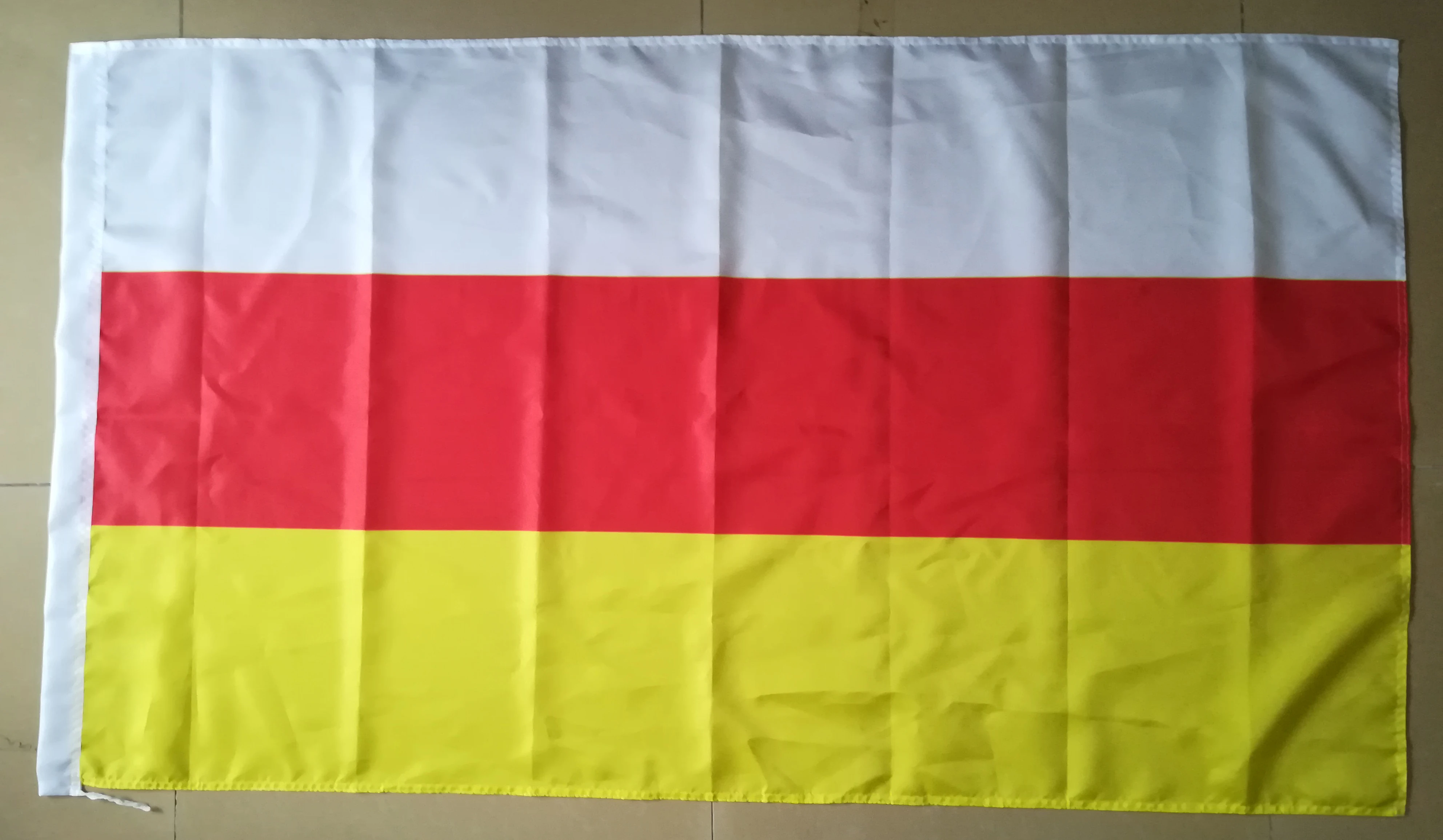 Hot Selling North Ossetia Russia State Flag 3x5 FT 150X90CM Banner 100D Polyester Grommets ,